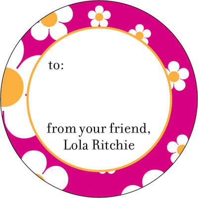 Gift Stickers by iDesign - Daisies Hot Pink (Everyday) Gift Stickers by iDesign - Daisies Hot Pink (Everyday)