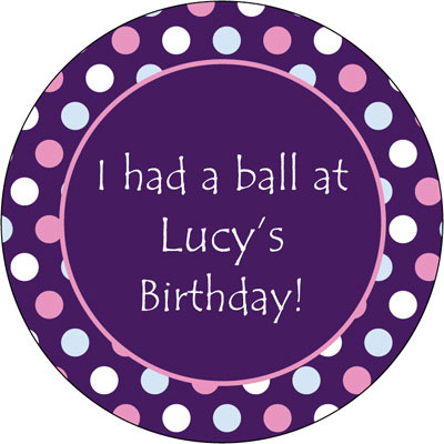 Gift Stickers by iDesign - Dots Purple (Everyday) Gift Stickers by iDesign - Dots Purple (Everyday)