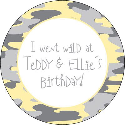 Gift Stickers by iDesign - Puddles Yellow (Everyday)