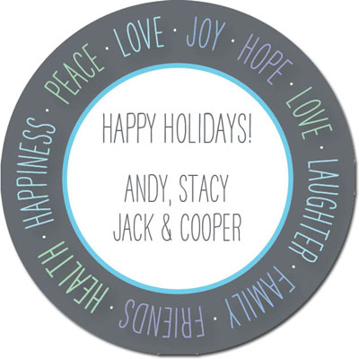 Gift Stickers by iDesign - Peace Love Joy & More (Holiday)