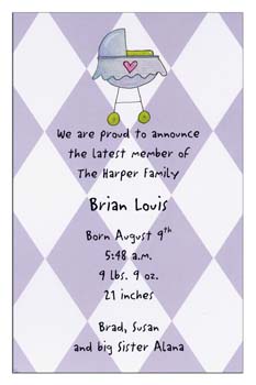 Sugar Cookie Announcements & Invitations - BA-2