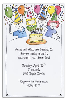 Sugar Cookie Announcements & Invitations - BD-3 Sugar Cookie Announcements & Invitations - BD-3
