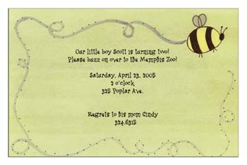 Sugar Cookie Announcements & Invitations - BE-1 Sugar Cookie Announcements & Invitations - BE-1
