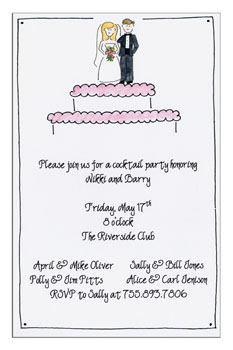 Sugar Cookie Announcements & Invitations - BR-6 Sugar Cookie Announcements & Invitations - BR-6