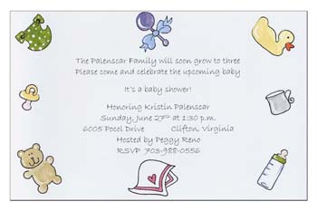 Sugar Cookie Announcements & Invitations - BS-2