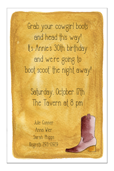Sugar Cookie Announcements & Invitations - BT-2 Sugar Cookie Announcements & Invitations - BT-2