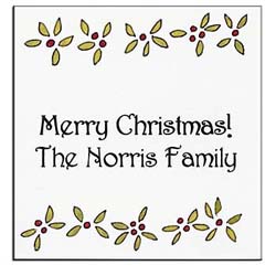 Sugar Cookie Holiday Calling Cards - CC-HL Sugar Cookie Holiday Calling Cards - CC-HL