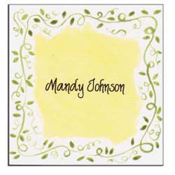 Sugar Cookie Calling Cards - CC-VN Sugar Cookie Calling Cards - CC-VN