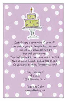 Sugar Cookie Announcements & Invitations - CK-2 Sugar Cookie Announcements & Invitations - CK-2