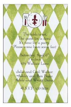 Sugar Cookie Announcements & Invitations - DN-1