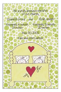 Sugar Cookie Announcements & Invitations - DT-1