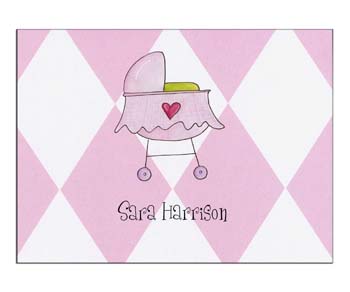 Sugar Cookie Foldover Stationery - FO-BA1