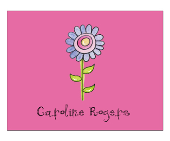 Sugar Cookie Foldover Stationery - FO-FL3 Sugar Cookie Foldover Stationery - FO-FL3
