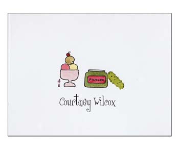 Sugar Cookie Foldover Stationery - FO-IC