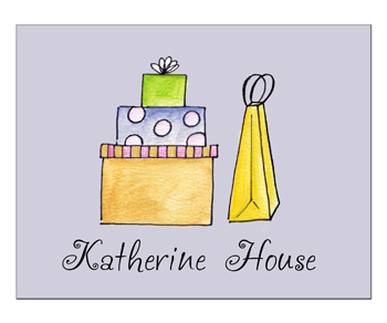 Sugar Cookie Foldover Stationery - FO-SH Sugar Cookie Foldover Stationery - FO-SH