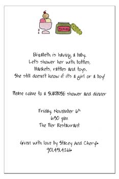 Sugar Cookie Announcements & Invitations - IC-1 Sugar Cookie Announcements & Invitations - IC-1