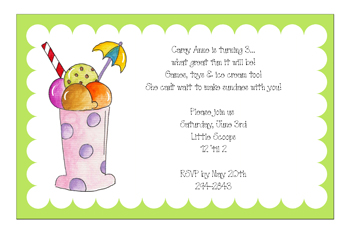 Sugar Cookie Announcements & Invitations - IC-4