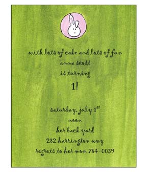 Sugar Cookie Announcements & Invitations - LB-1 Sugar Cookie Announcements & Invitations - LB-1