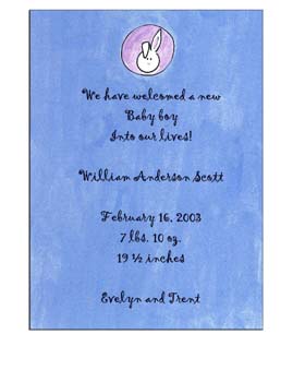 Sugar Cookie Announcements & Invitations - LB-2