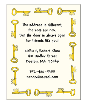 Sugar Cookie Moving Cards - MV-26 Sugar Cookie Moving Cards - MV-26