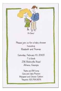 Sugar Cookie Announcements & Invitations - OB-2