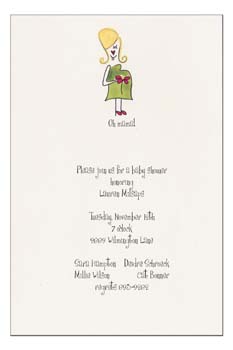 Sugar Cookie Announcements & Invitations - OM-1