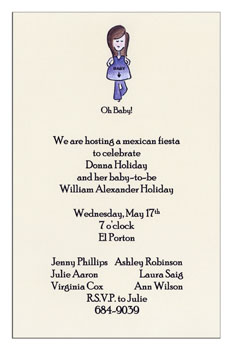 Sugar Cookie Announcements & Invitations - OM-2