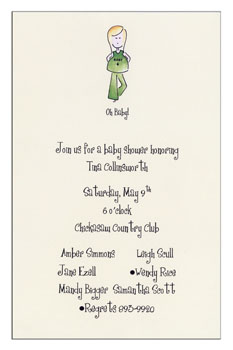 Sugar Cookie Announcements & Invitations - OM-3