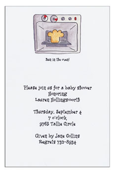 Sugar Cookie Announcements & Invitations - OV-1