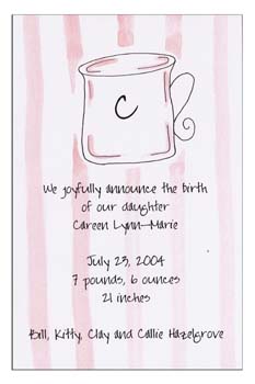 Sugar Cookie Announcements & Invitations - PC-1