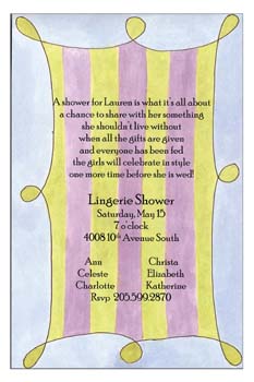 Sugar Cookie Announcements & Invitations - PS-2