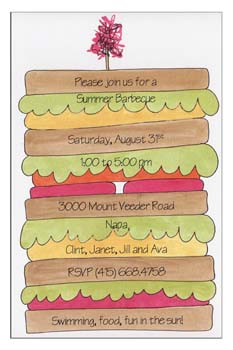 Sugar Cookie Announcements & Invitations - SD-1 Sugar Cookie Announcements & Invitations - SD-1