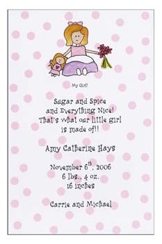Sugar Cookie Announcements & Invitations - SG-1 Sugar Cookie Announcements & Invitations - SG-1