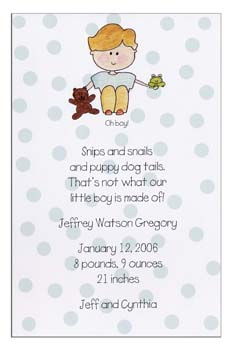 Sugar Cookie Announcements & Invitations - SG-2