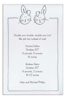 Sugar Cookie Announcements & Invitations - TB-2 Sugar Cookie Announcements & Invitations - TB-2