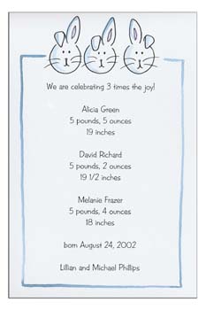 Sugar Cookie Announcements & Invitations - TB-3 Sugar Cookie Announcements & Invitations - TB-3