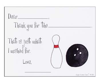 Sugar Cookie Fill-In Thank You Notes - TK-BO Sugar Cookie Fill-In Thank You Notes - TK-BO