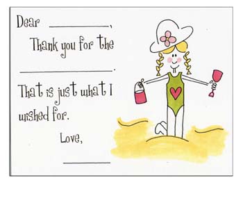 Sugar Cookie Fill-In Thank You Notes - TK-GR Sugar Cookie Fill-In Thank You Notes - TK-GR
