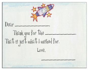 Sugar Cookie Fill-In Thank You Notes - TK-RK