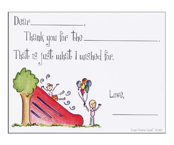 Sugar Cookie Fill-In Thank You Notes - TK-WS Sugar Cookie Fill-In Thank You Notes - TK-WS