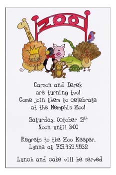 Sugar Cookie Announcements & Invitations - ZO-2