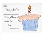 Sugar Cookie Fill-In Thank You Notes - TK-CK