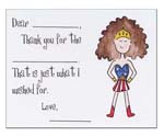 Sugar Cookie Fill-In Thank You Notes - TK-SW