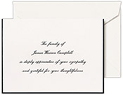 Sympathy Acknowledgement Notes by Crane (Compassion Border)