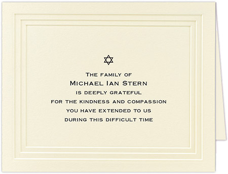 Thermography Sympathy Notes by Embossed Graphics (Yorkshire)