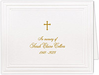 Thermography Sympathy Notes by Embossed Graphics (Embassy)