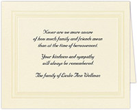 Thermography Sympathy Notes by Embossed Graphics (Coventry)