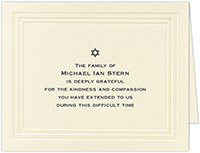 Thermography Sympathy Notes by Embossed Graphics (Yorkshire)