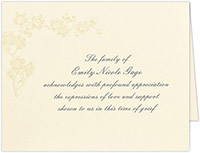 Thermography Sympathy Notes by Embossed Graphics (Early Spring)