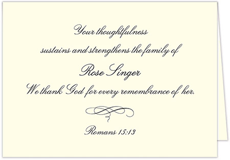 Spiritual Sympathy Acknowledgement Note by Three Bees Spiritual Sympathy Acknowledgement Note by Three Bees